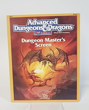 Image du vendeur pour Dungeon Master's Screen - Advanced Dungeon's & Dragons - 2nd Edition - REF1 9263 - Official Game Accessory mis en vente par CURIO