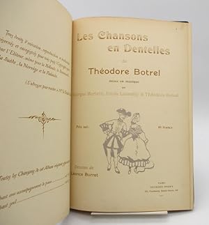 Bild des Verkufers fr Chansons en Dentelles zum Verkauf von L'Ancienne Librairie