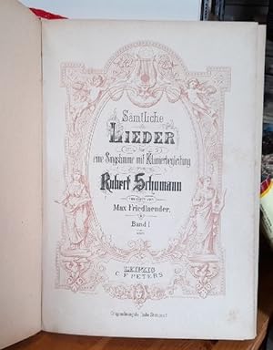 Sämtliche Lieder für eine Singstimme mit Klavierbegleitung Band I (1) (Rev. v. Max Friedländer)