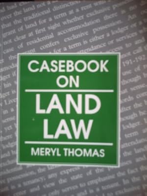 Immagine del venditore per Casebook on Land Law (Cases & Materials) venduto da WeBuyBooks