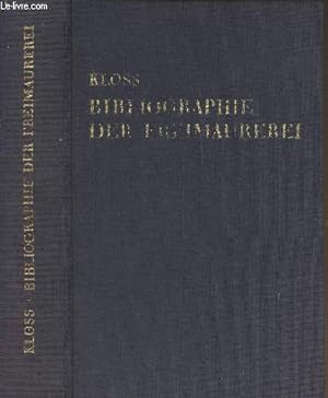 Bild des Verkufers fr Bibliographie der freimaurerei zum Verkauf von Le-Livre