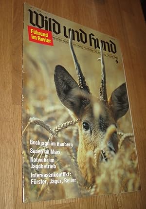 Image du vendeur pour Wild und Hund - Vereinigt mit St. Hubertus, Der Heger, Jagd und Hege - 91. Jahrgang Nummer 9 - 30. Juli 1989 mis en vente par Dipl.-Inform. Gerd Suelmann