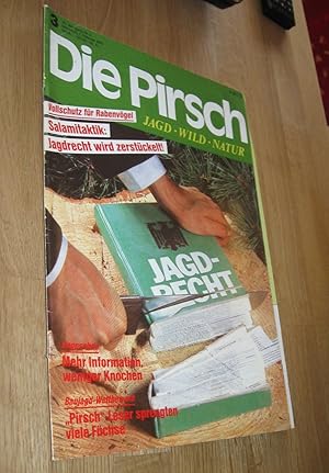 Bild des Verkufers fr Die Pirsch, vereinigt mit Westflischer Jgerbote - Wild - Jagd - Natur - Nr. 3 Februar 1987 zum Verkauf von Dipl.-Inform. Gerd Suelmann