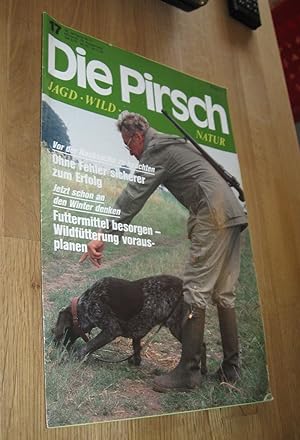 Bild des Verkufers fr Die Pirsch, vereinigt mit Westflischer Jgerbote - Wild - Jagd - Natur - August 1986 zum Verkauf von Dipl.-Inform. Gerd Suelmann