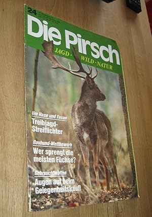 Bild des Verkufers fr Die Pirsch, vereinigt mit Westflischer Jgerbote - Wild - Jagd - Natur - Nr. 24 November 1986 zum Verkauf von Dipl.-Inform. Gerd Suelmann