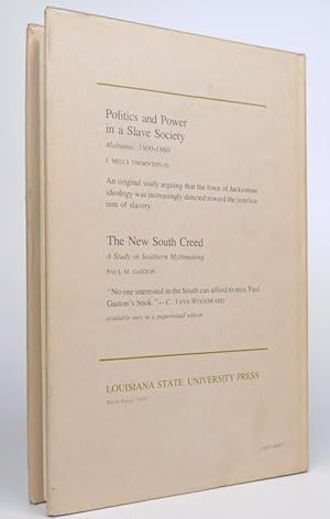 Social Origins of the New South: Alabama, 1860-1885