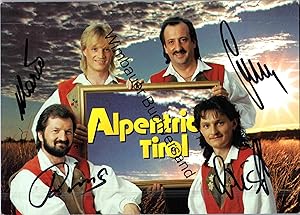 Seller image for Original Autogramm Alpentrio Tirol Volkstmlicher Schlager /// Autogramm Autograph signiert signed signee for sale by Antiquariat im Kaiserviertel | Wimbauer Buchversand