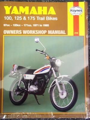 Imagen del vendedor de Yamaha 100, 125 and 175 Trail Bikes 1971-85 Owner's Workshop Manual (Motorcycle Manuals) a la venta por WeBuyBooks