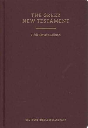 Image du vendeur pour The Greek New Testament mis en vente par GreatBookPrices