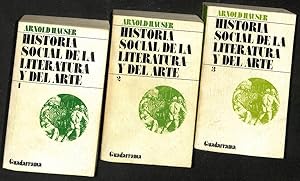 Imagen del vendedor de Historia social de la literatura y del arte (3 vols). a la venta por Els llibres de la Vallrovira