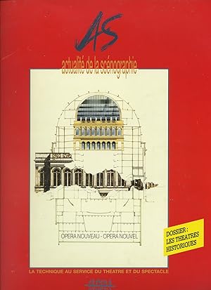 Revue "AS / Actualité de la Scénographie" n°65, août 1993 (le Théâtre de Montréal, la Filature de...