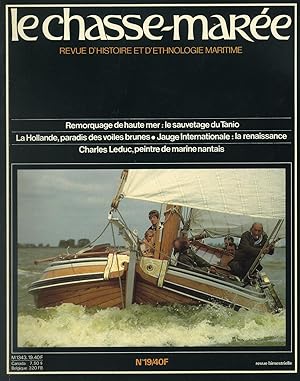 Seller image for Revue "Le Chasse-Mare" (histoire et ethnologie maritime) n19, septembre 1985 (sauvetage du Tanio, Jauge Internationale, Charles Leduc, Kwak de Volendam, Nantes, Batz, Abeille Languedoc, Le Havre) for sale by Bouquinerie "Rue du Bac"