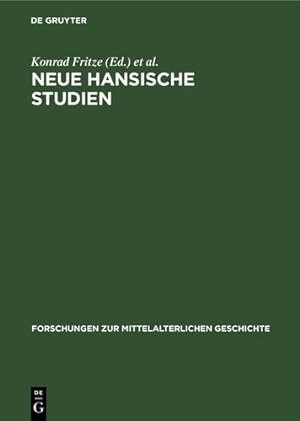 Image du vendeur pour Neue Hansische Studien (German Edition) [Hardcover ] mis en vente par booksXpress
