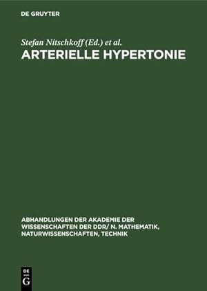 Imagen del vendedor de Arterielle Hypertonie (German Edition) [Hardcover ] a la venta por booksXpress