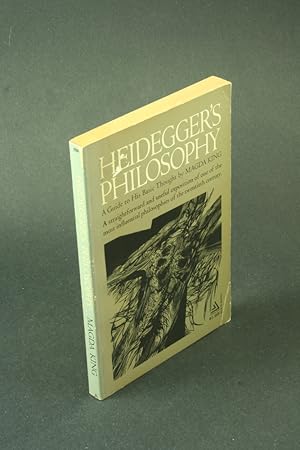 Bild des Verkufers fr Heidegger's philosophy: a guide to his basic thought. zum Verkauf von Steven Wolfe Books