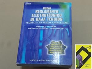 Imagen del vendedor de Nuevo Reglamento Electrotcnico de Baja Tensin. Teora y cuestiones resueltas a la venta por Ragtime Libros