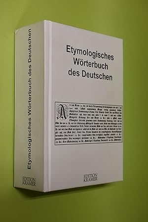 Bild des Verkufers fr Etymologisches Wrterbuch des Deutschen. erarb. unter der Leitung von Wolfgang Pfeifer zum Verkauf von Antiquariat Biebusch