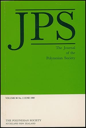 Imagen del vendedor de The Journal of the Polynesian Society (Vol. 98, No. 2, June 1989) a la venta por Diatrope Books