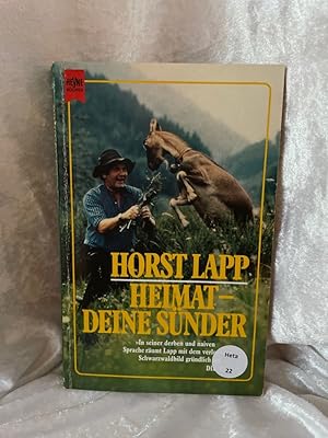 Seller image for Heimat, deine Snder. Horst Lapp. Bearb. von Elmar Zimmermann / Heyne-Bcher / 1 / Heyne allgemeine Reihe ; Nr. 8247 for sale by Antiquariat Jochen Mohr -Books and Mohr-