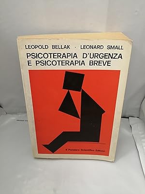 Image du vendeur pour PSICOTERAPIA D'URGENZA E PSICOTERAPIA BREVE (Prima edizione in italiano) mis en vente par Libros Angulo