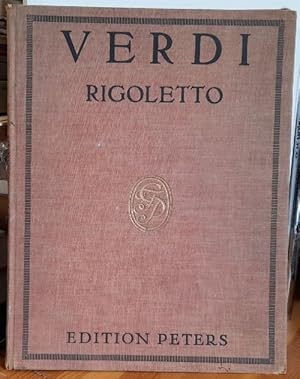 Bild des Verkufers fr Rigoletto (Oper; Klavierauszug zu 2 Hnden) zum Verkauf von ANTIQUARIAT H. EPPLER