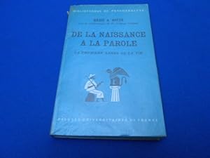 De la naissance à la parole - La première année de la vie