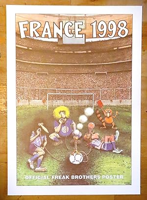 France 1998. Official Freak Brothers poster.