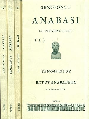 Bild des Verkufers fr Anabasi la Spedizione di Ciro. 4 Volumi zum Verkauf von Librodifaccia