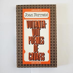 Imagen del vendedor de VUITANTA-VUIT POEMES DE CAVAFIS a la venta por LIBRERIA CLIO