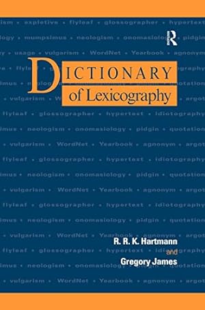 Immagine del venditore per Dictionary of Lexicography venduto da WeBuyBooks