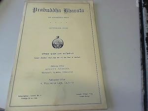 Seller image for Prabuddha Bharata or Awakened India. October 1933 for sale by JLG_livres anciens et modernes