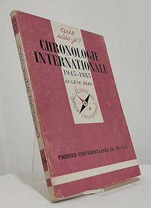 Chronologie internationale 1945-1985