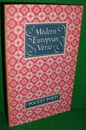 Imagen del vendedor de MODERN EUROPEAN VERSE , Pocket Poets Series a la venta por booksonlinebrighton