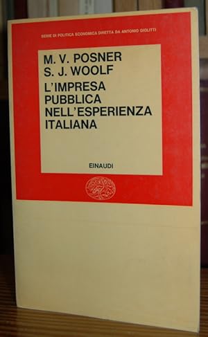 Immagine del venditore per L'IMPRESA PUBBLICA NELL'ESPERIENZA ITALIANA venduto da Fbula Libros (Librera Jimnez-Bravo)