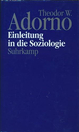 Bild des Verkufers fr Einleitung in die Soziologie (1968). Herausgegeben von Christoph Gdde. zum Verkauf von Antiquariat Lenzen