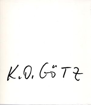 Seller image for Karl Otto Gtz. Kunsthalle Mannheim, 31. Oktober bis 30. November 1969. for sale by Antiquariat Querido - Frank Hermann