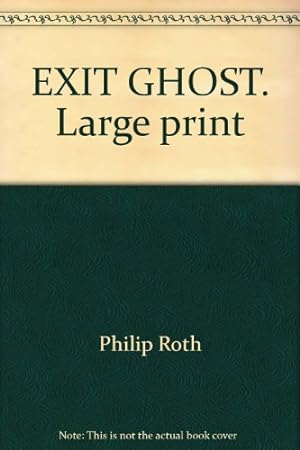 Seller image for EXIT GHOST. Large print for sale by WeBuyBooks
