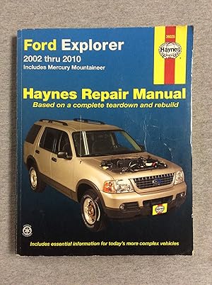 Bild des Verkufers fr Ford Explorer And Mercury Mountaineer 2002 Thru 2010 Haynes Repair Manual zum Verkauf von Book Nook