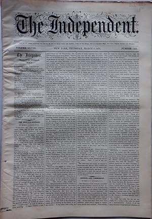 The Independent. March 9, 1876