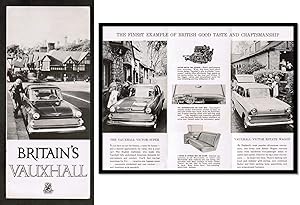 Britain's Vauxhall Original Advertising for Victor Estate Wagen and the Victor Super c1960