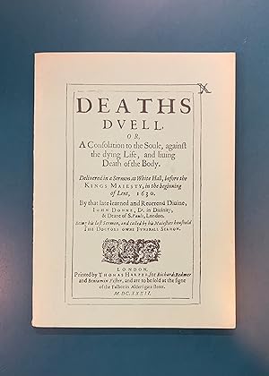 Seller image for John Donne Death's Duel 1632 for sale by Regent College Bookstore