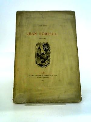 Image du vendeur pour Jean Sorieul, mis en vente par World of Rare Books