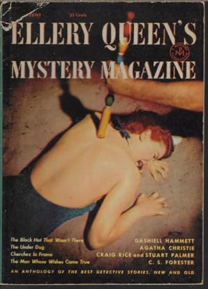 Image du vendeur pour ELLERY QUEEN'S Mystery Magazine: June 1951 mis en vente par Books from the Crypt