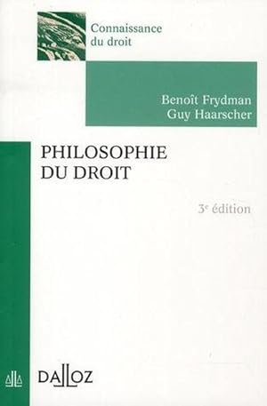 Image du vendeur pour Philosophie du droit mis en vente par Chapitre.com : livres et presse ancienne