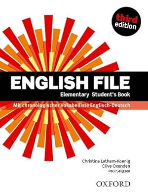 Imagen del vendedor de English File. Elementary Student's Book & iTutor Pack a la venta por AHA-BUCH GmbH