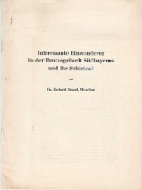 Seller image for Interessante Einwanderer in der Brutvogelwelt Sdbayerns und ihr Schicksal. for sale by Buchversand Joachim Neumann