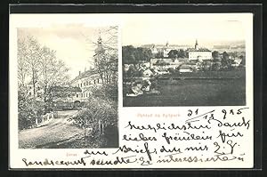 Ansichtskarte Kysperk, Zamek, Ortsansicht