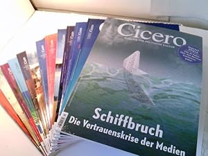 Konvolut bestehend aus 13 Magazinen, zum Thema: CICERO - Magazin für politische Kultur.