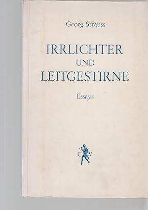 Bild des Verkufers fr Irrlichter und Leitgestirne. Essays ber Probleme der Kunst. zum Verkauf von Fundus-Online GbR Borkert Schwarz Zerfa