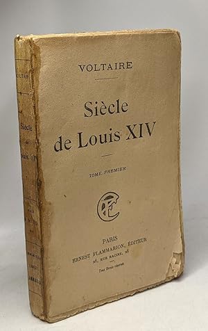 Image du vendeur pour Sicle de Louis XIV - TOME PREMIER mis en vente par crealivres